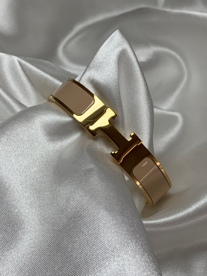 H bracelet beige 