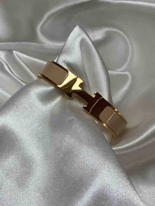 H bracelet beige 